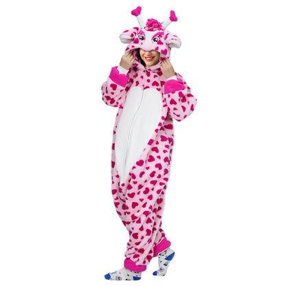 Pink Giraffe Onesie - ANACOSPLAYONE