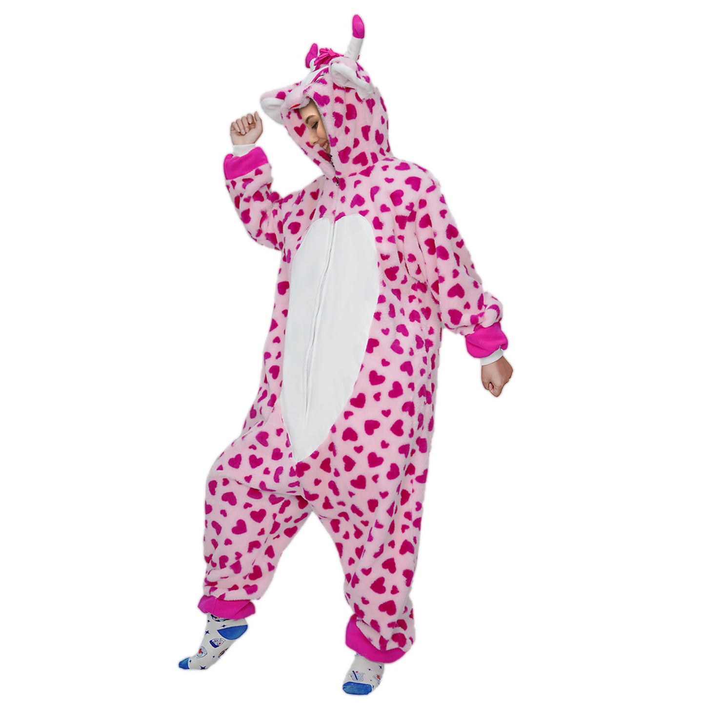 Pink Giraffe Onesie - ANACOSPLAYONE