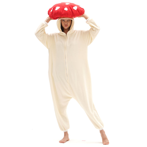 Mushroom jersey onesie - Cream / PREORDER