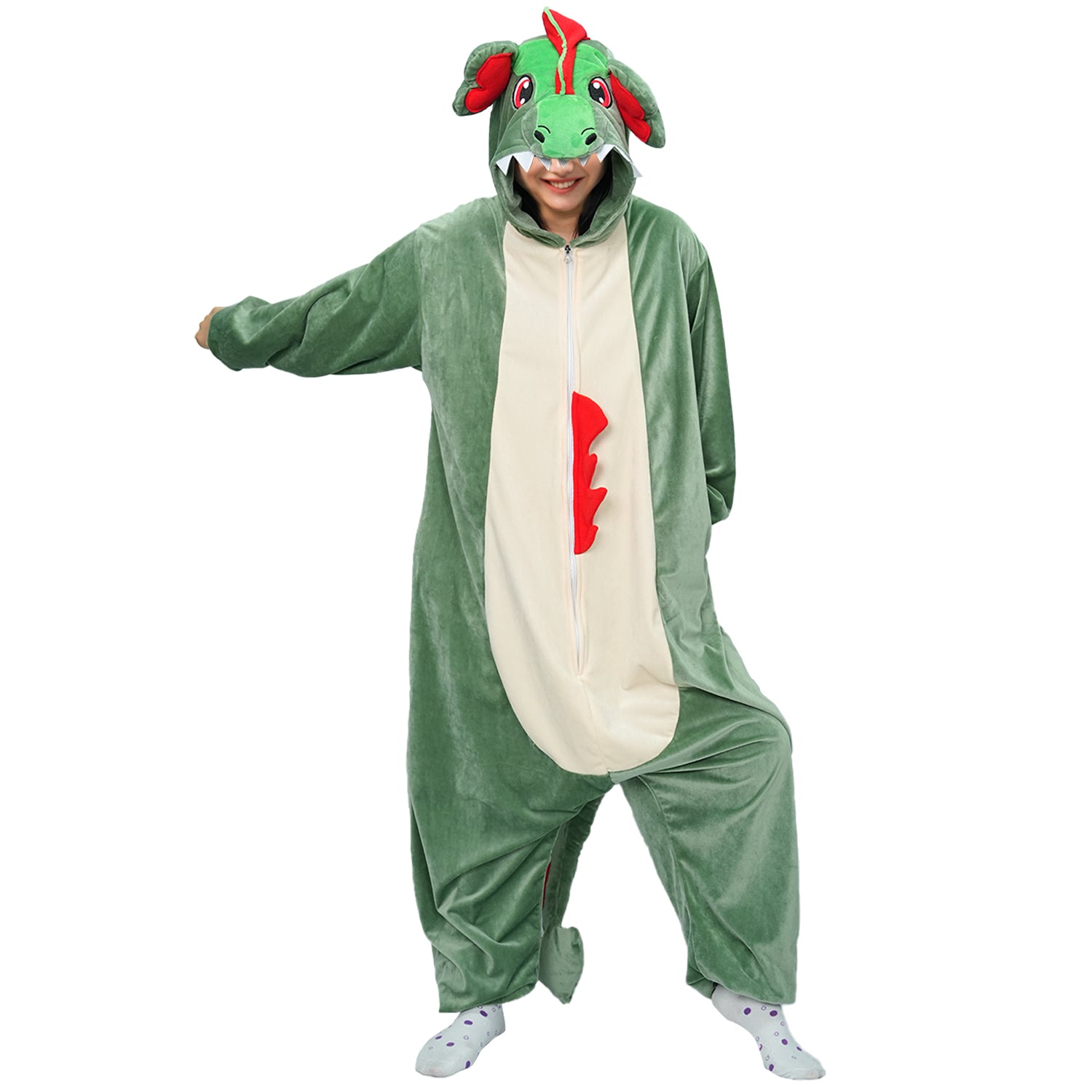 Green Dragon Onesie - ANACOSPLAYONE