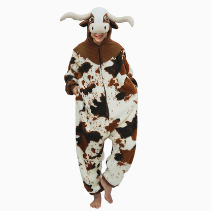 Brown Spotted Cow Onesie - ANACOSPLAYONE